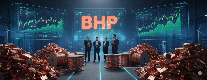 BHP stock rises on copper demand and key infrastructure deals.