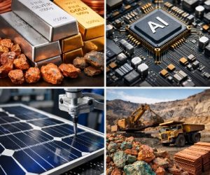 Silver and Gold: Irreplaceable Tech Metals While Copper Supports the Infrastructure Boom