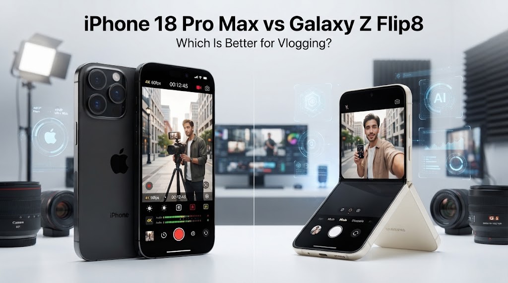 Concept image based on current reports and rumors. iPhone 18 Pro Max specifications and design have not been officially confirmed by Apple.